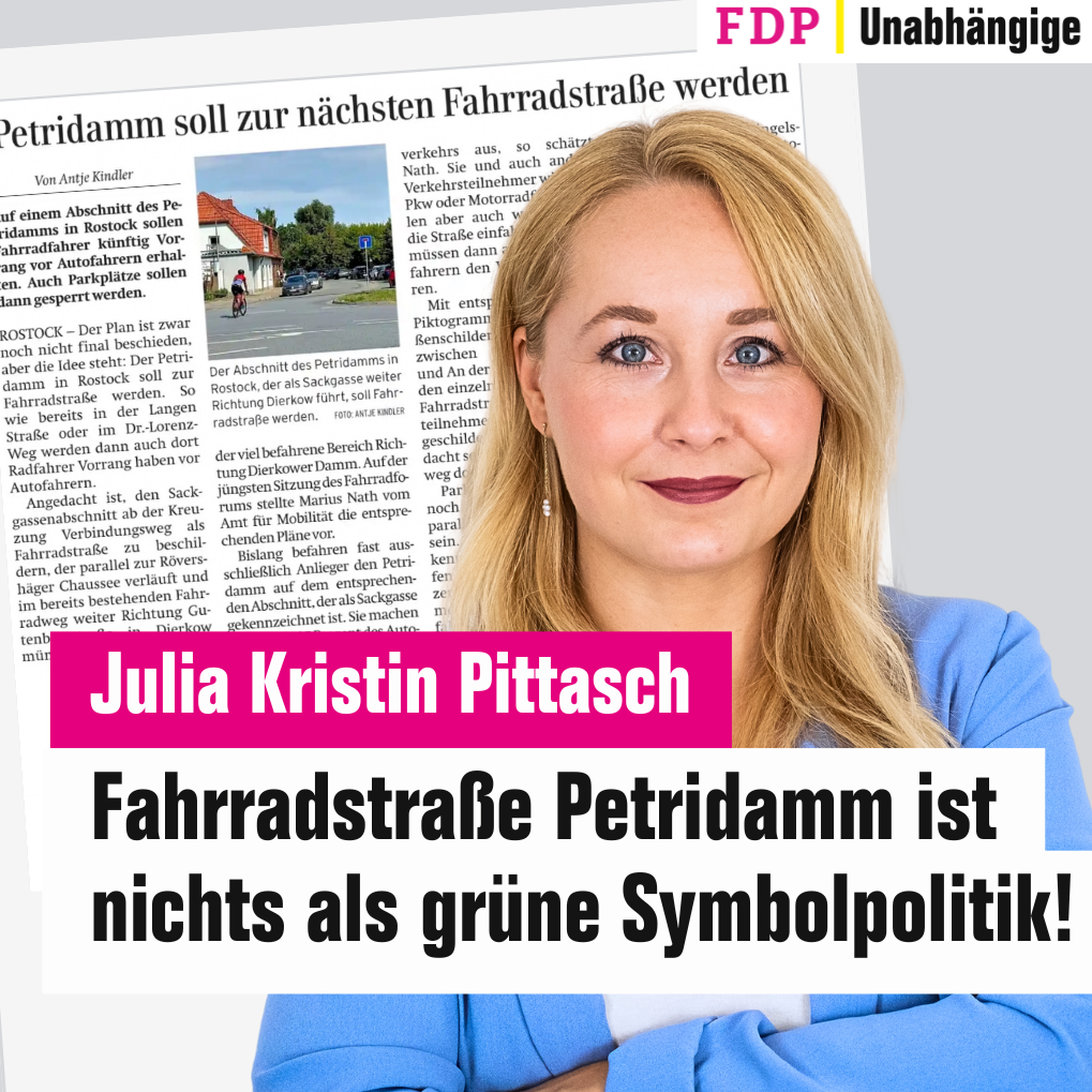 Fahrradstraße Petridamm ist nichts als grüne Symbolpolitik