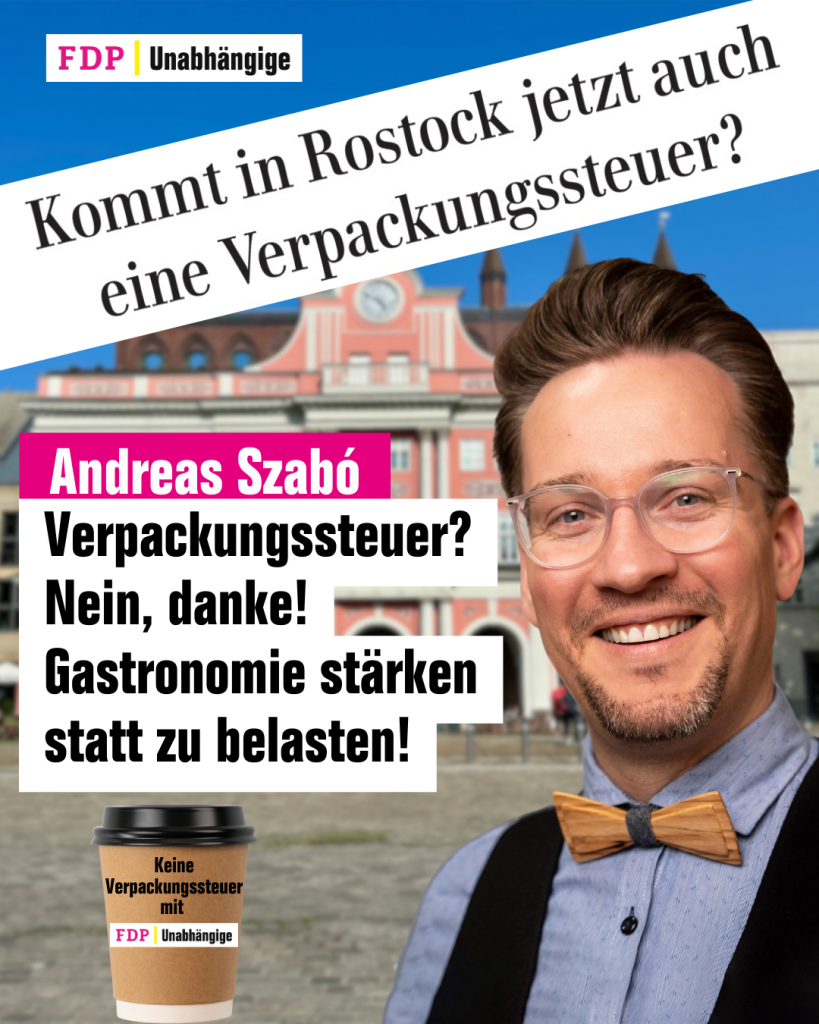 Verpackungsteuer verhindern, Andreas Szabó